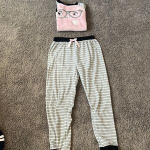 Fluffy monster pj set
